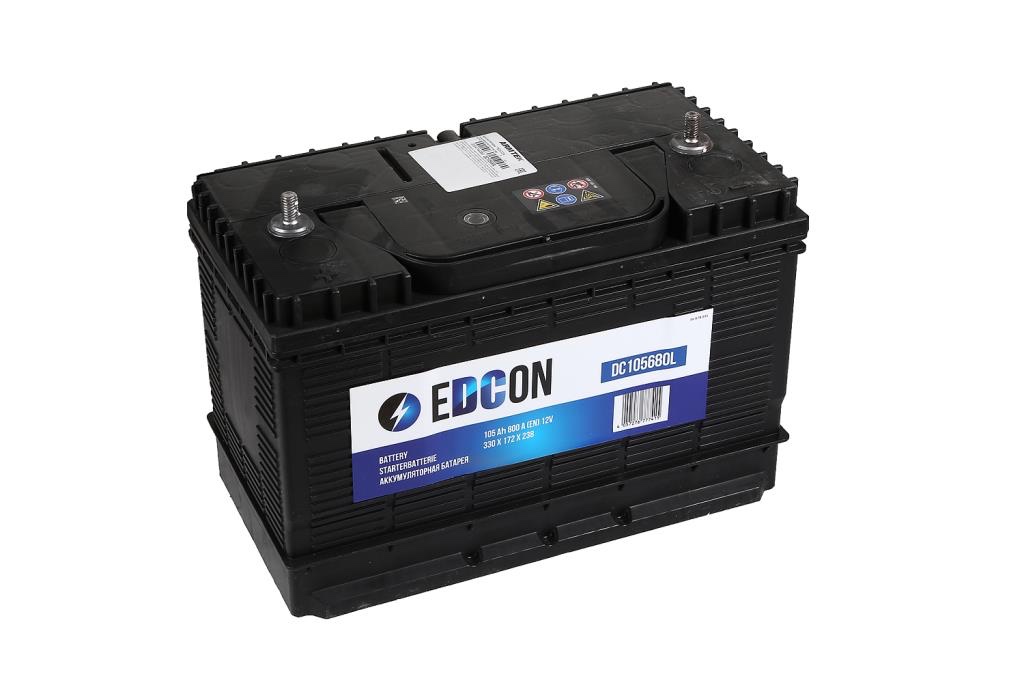 Аккумулятор Edcon DC105680L 105Ah 800А, Edcon